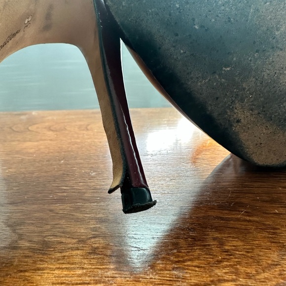 Rare Agent Provocateur Burgundy Patent Leather Mary Jane Heels 39 8 8.5 - Picture 6 of 6